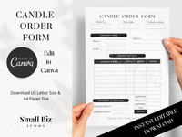 CANDLE ORDER FORM